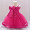 Ball Gown Off-the-Shoulder Sleeveless Flower Girl Dresses with Appliques & Bow Knot