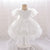 A-Line/Princess Scoop Puff Sleeves Flower Girl Dresses with Applique