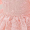 A-Line/Princess Scoop Puff Sleeves Flower Girl Dresses with Applique
