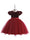 Ball Gown Scoop Short Sleeves Christmas Dresses for Girls