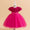 Ball Gown Scoop Short Sleeves Christmas Dresses for Girls