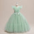 A-Line/Princess V-Neck Flying Sleeves Flower Girl Dresses with Belt
