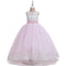 Princess Ball Gown Scoop Sleeveless Flower Girl Dresses with Appliques