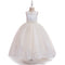Princess Ball Gown Scoop Sleeveless Flower Girl Dresses with Appliques