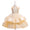 Princess Ball Gown Scoop Tiered Flower Girl Dresses with Pearls