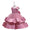Princess Ball Gown Scoop Tiered Flower Girl Dresses with Pearls