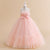 A-Line/Princess Illusion Scoop Flower Girl Dresses with Bow