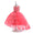 Princess Ball Gown Scoop Embroidery Tiered Flower Girl Dresses with Belt