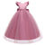 A-Line/Princess Scoop Flying Sleeves Flower Girl Dresses with Pearls