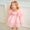 Ball Gown Scoop Puff Sleeves Flower Girl Dresses with Ruffles