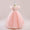 Ball Gown Scoop Puff Sleeves Flower Girl Dresses with Sequins