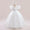 Ball Gown Scoop Puff Sleeves Flower Girl Dresses with Sequins