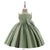 Ball Gown Scoop Sleeveless Flower Girl Dresses with Ruffles