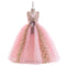 Ball Gown V-Neck Sleeveless Flower Girl Dresses with Sash