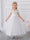 Ball Gown Off-the-Shoulder Short Sleeves Flower Girl Dresses with Bow Knot