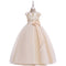 Ball Gown Off-the-Shoulder Short Sleeves Flower Girl Dresses with Bow Knot