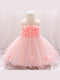 Ball Gown Scoop Sleeveless Flower Girl Dresses with Solid Flowers