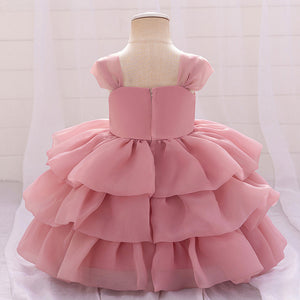 Ball Gown Scoop Sleeveless Flower Girl Dresses with Solid Flowers