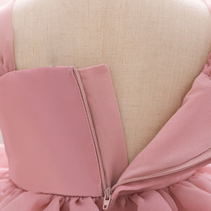 Ball Gown Scoop Sleeveless Flower Girl Dresses with Solid Flowers