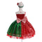 Ball Gown Scoop Sleeveless Bow Christmas Dresses for Girls