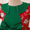 A-Line/Princess Scoop Puff Sleeves Christmas Dresses for Girls