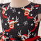 A-Line/Princess Scoop Puff Sleeves Christmas Dresses for Girls