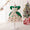 A-Line/Princess Scoop Puff Sleeves Ruched Christmas Dresses for Girls