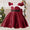 A-Line/Princess Scoop Flying Sleeves Christmas Dresses for Girls