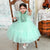 Ball Gown Scoop Flying Sleeves Flower Girl Dresses with Sequins