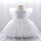 Ball Gown Scoop Flying Sleeves Flower Girl Dresses with Sequins