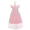 Ball Gown Scoop Flying Sleeves Flower Girl Dresses with Sequins