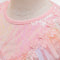 Ball Gown Scoop Flying Sleeves Flower Girl Dresses with Sequins