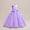 Ball Gown Scoop Sleeveless Flower Girl Dresses with Solid Flower