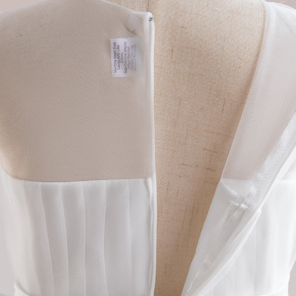 Ball Gown Scoop Sleeveless Flower Girl Dresses with Ruffles