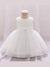 Ball Gown Scoop Sleeveless Flower Girl Dresses with Bow Knot