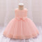 Ball Gown Scoop Sleeveless Flower Girl Dresses with Bow Knot