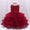 Ball Gown Scoop Sleeveless Flower Girl Dresses with Tiered