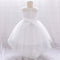 Ball Gown Scoop Sleeveless Flower Girl Dresses with Solid Flowers