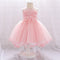 Ball Gown Scoop Sleeveless Flower Girl Dresses with Solid Flowers