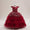 Ball Gown Scoop Puff Sleeves Flower Girl Dresses with Tiered