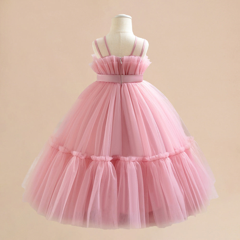 Ball Gown Scoop Sleeveless Flower Girl Dresses with Ruched