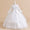 Ball Gown Scoop 3/4 Sleeves Flower Girl Dresses with Ruched