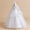 Ball Gown Scoop 3/4 Sleeves Flower Girl Dresses with Tiered