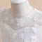 Ball Gown Scoop 3/4 Sleeves Flower Girl Dresses with Tiered