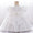 Ball Gown Scoop Puff Sleeves Flower Girl Dresses with Solid Flowers