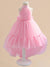 Ball Gown Halter Sleeveless Flower Girl Dresses with Ruched