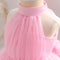Ball Gown Halter Sleeveless Flower Girl Dresses with Ruched