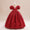 Ball Gown Square Neck Puff Sleeves Flower Girl Dresses with Ruched
