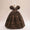 Ball Gown Square Neck Puff Sleeves Flower Girl Dresses with Ruched