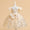 Ball Gown Scoop Puff Sleeves Flower Girl Dresses with Sequins